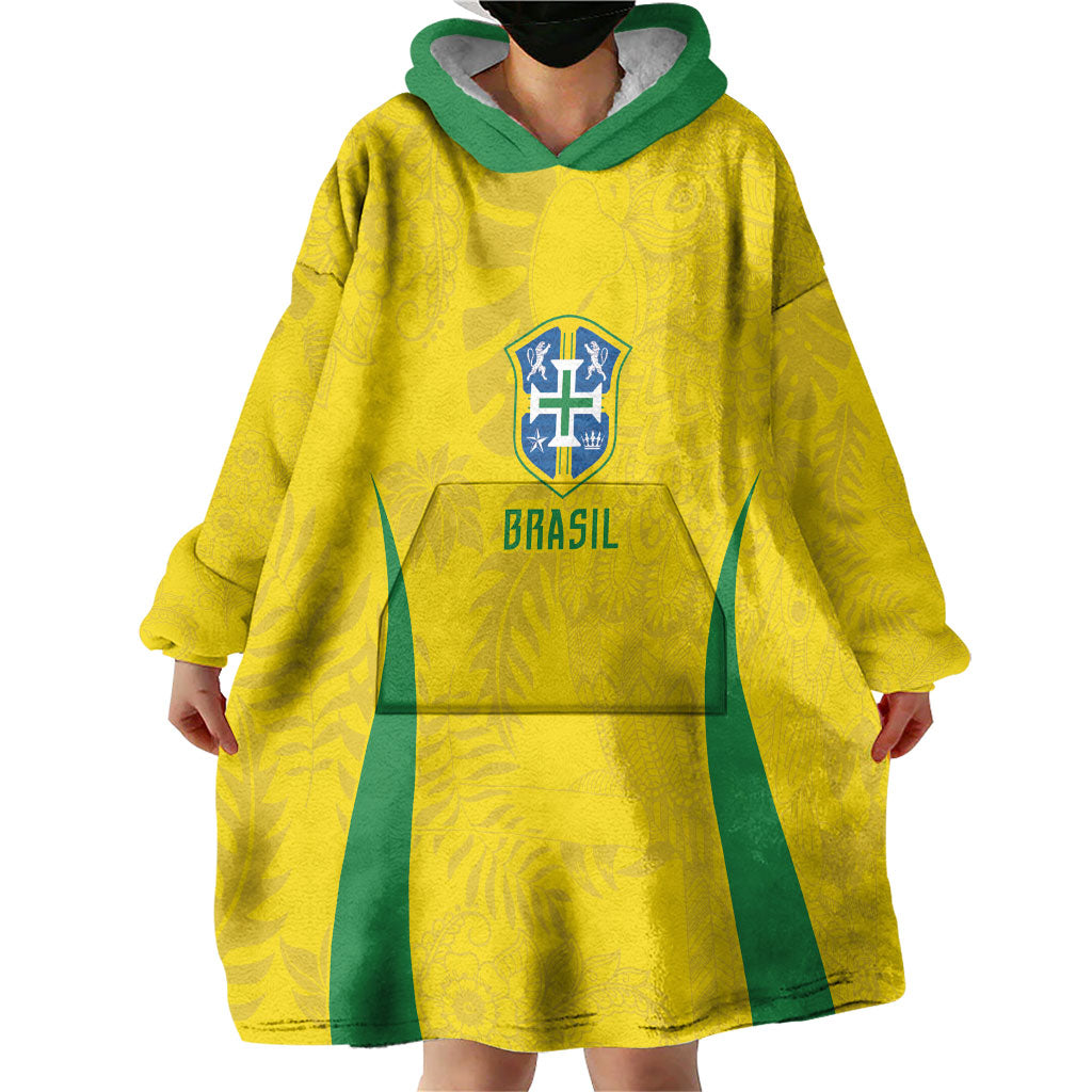 Custom Brasil Concept Parrot Football Wearable Blanket Hoodie Macaw Bird Floral Tribal Edition 2026