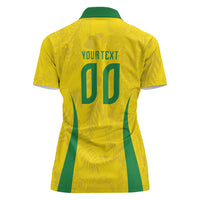 Custom Brasil Concept Parrot Football Women Polo Shirt Macaw Bird Floral Tribal Edition 2026