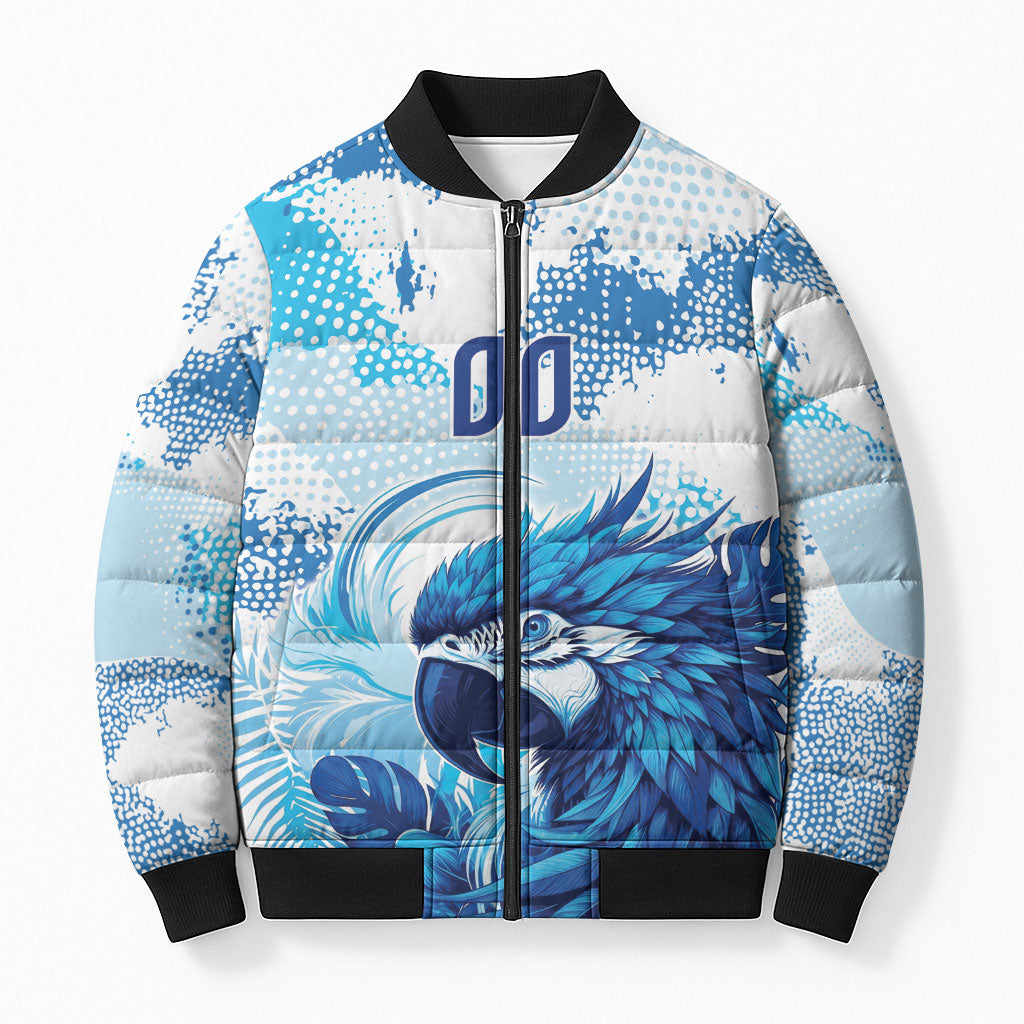 Custom Brasil Concept Parrot Football Bomber Puffer Jacket Special Edition 2026
