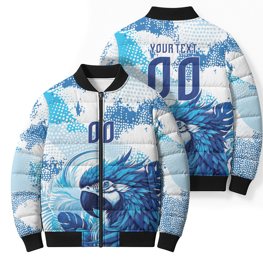 Custom Brasil Concept Parrot Football Bomber Puffer Jacket Special Edition 2026