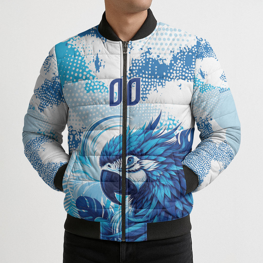 Custom Brasil Concept Parrot Football Bomber Puffer Jacket Special Edition 2026