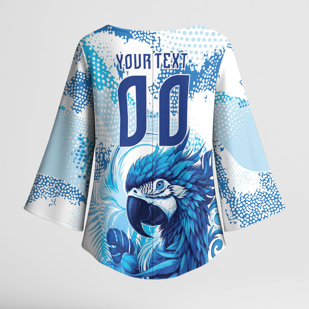Custom Brasil Concept Parrot Football Kimono Sleeve Blouse Special Edition 2026