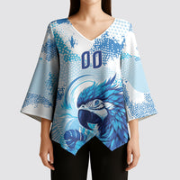 Custom Brasil Concept Parrot Football Kimono Sleeve Blouse Special Edition 2026