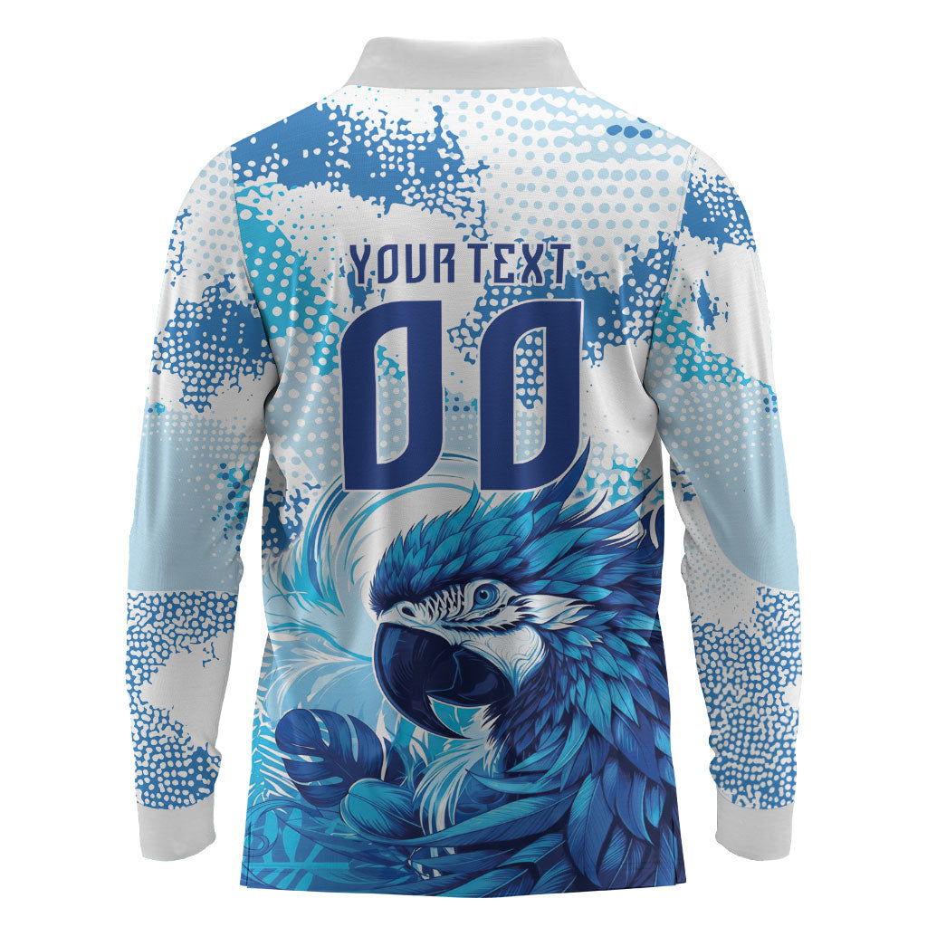 Custom Brasil Concept Parrot Football Long Sleeve Polo Shirt Special Edition 2026