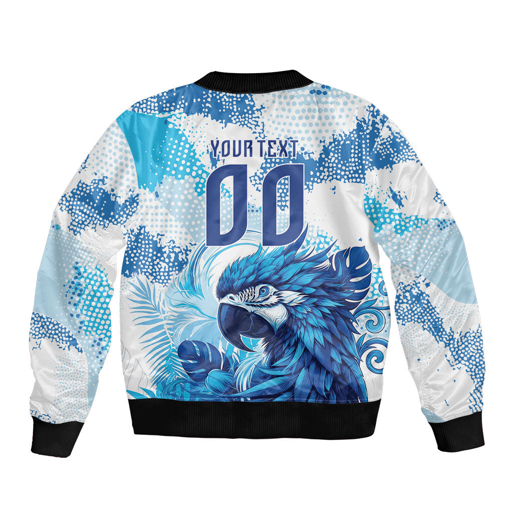 Custom Brasil Concept Parrot Football Sleeve Zip Bomber Jacket Special Edition 2026
