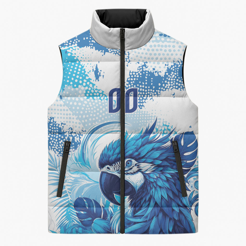 Custom Brasil Concept Parrot Football Sleeveless Puffer Jacket Special Edition 2026