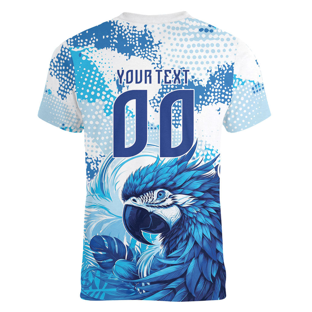 Custom Brasil Concept Parrot Football Women V-Neck T-Shirt Special Edition 2026
