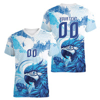 Custom Brasil Concept Parrot Football Women V-Neck T-Shirt Special Edition 2026