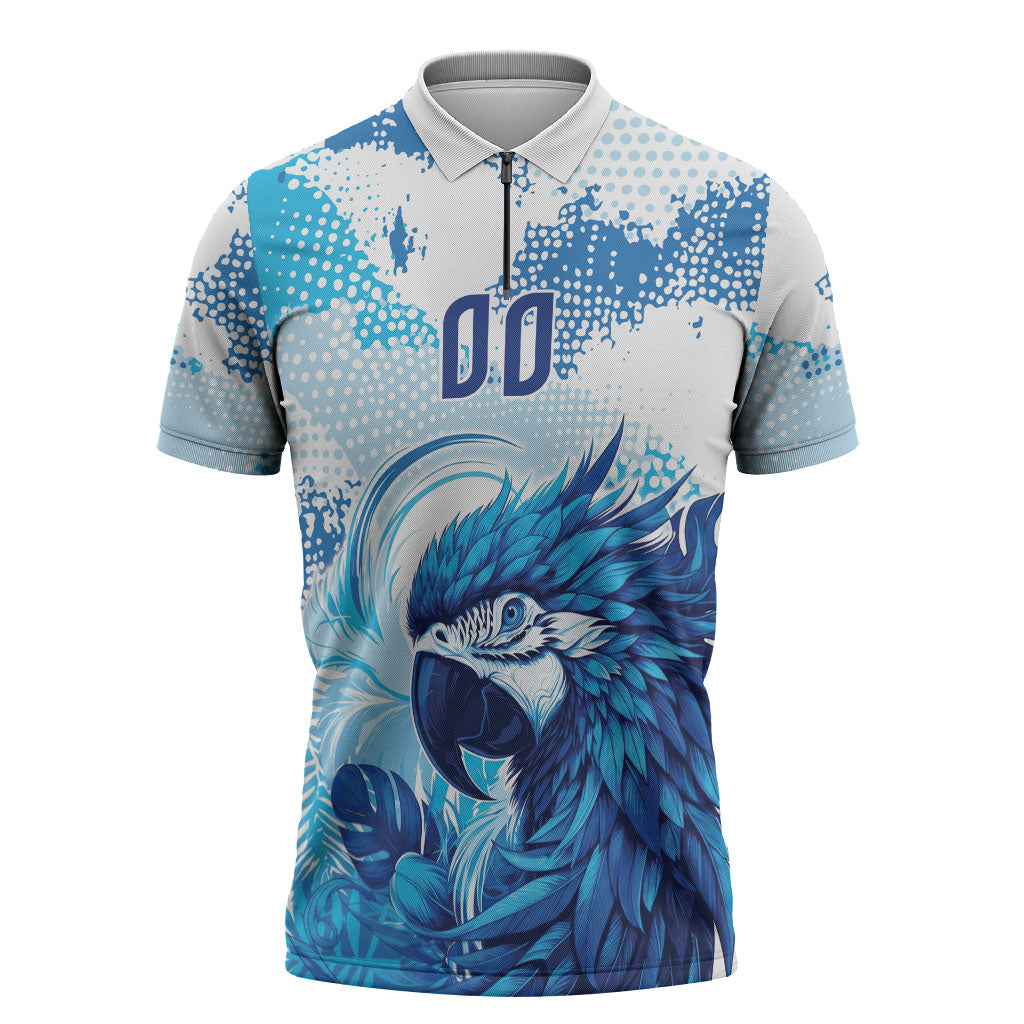 Custom Brasil Concept Parrot Football Zipper Polo Shirt Special Edition 2026