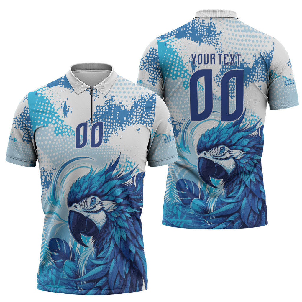 Custom Brasil Concept Parrot Football Zipper Polo Shirt Special Edition 2026