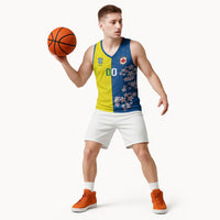 Custom Brazil Japan Football Basketball Jersey Cultural Fusion Heritage