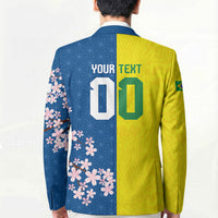 Custom Brazil Japan Football Blazer Cultural Fusion Heritage