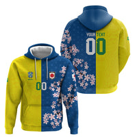 Custom Brazil Japan Football Hoodie Cultural Fusion Heritage