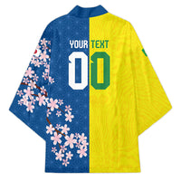Custom Brazil Japan Football Kimono Cultural Fusion Heritage