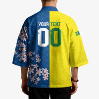 Custom Brazil Japan Football Kimono Cultural Fusion Heritage