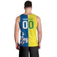 Custom Brazil Japan Football Men Tank Top Cultural Fusion Heritage