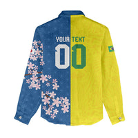 Custom Brazil Japan Football Women Casual Shirt Cultural Fusion Heritage