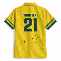 World Cricket Custom Australia Hawaiian Shirt Aussie! Aussie! Oi! Oi! Oi!