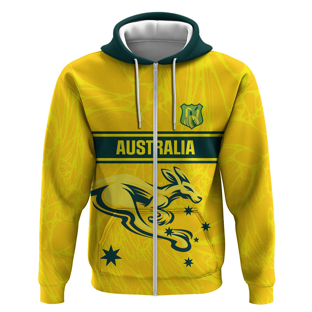 World Cricket Custom Australia Hoodie Aussie! Aussie! Oi! Oi! Oi!