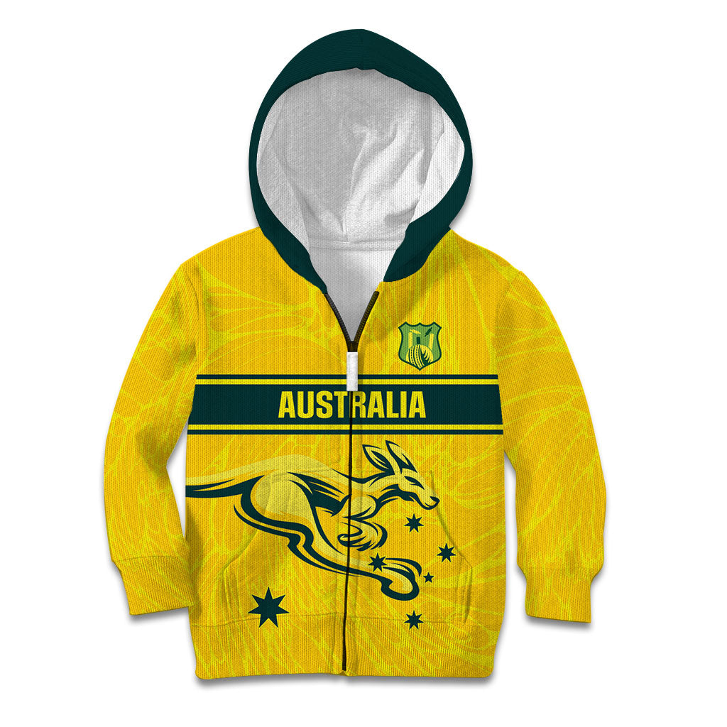 World Cricket Custom Australia Kid Hoodie Aussie! Aussie! Oi! Oi! Oi!