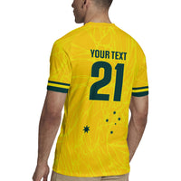 World Cricket Custom Australia Rugby Jersey Aussie! Aussie! Oi! Oi! Oi!