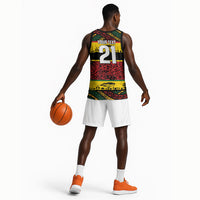 World Cricket Custom Zimbabwe Basketball Jersey Zimbabwe Bird Go Chevrons!