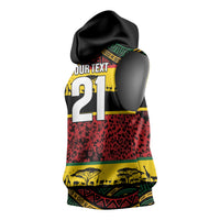 World Cricket Custom Zimbabwe Sleeveless Hoodie Zimbabwe Bird Go Chevrons!