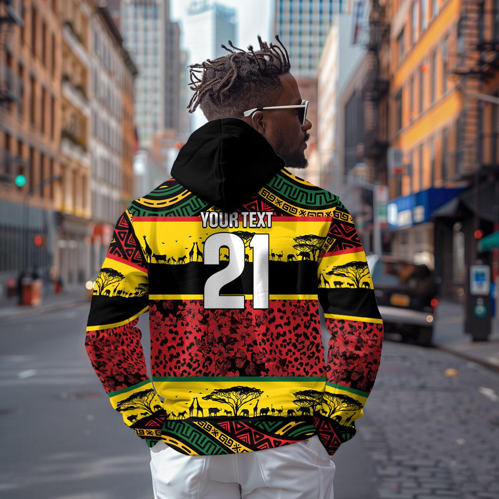 World Cricket Custom Zimbabwe Zip Hoodie Zimbabwe Bird Go Chevrons!