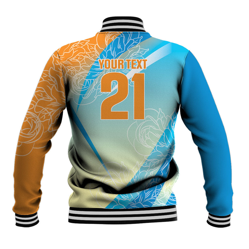 World Cricket Custom India Baseball Jacket Ashoka Chakra Jeetega Bhai Jeetega India Jeetega!