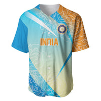 World Cricket Custom India Baseball Jersey Ashoka Chakra Jeetega Bhai Jeetega India Jeetega!
