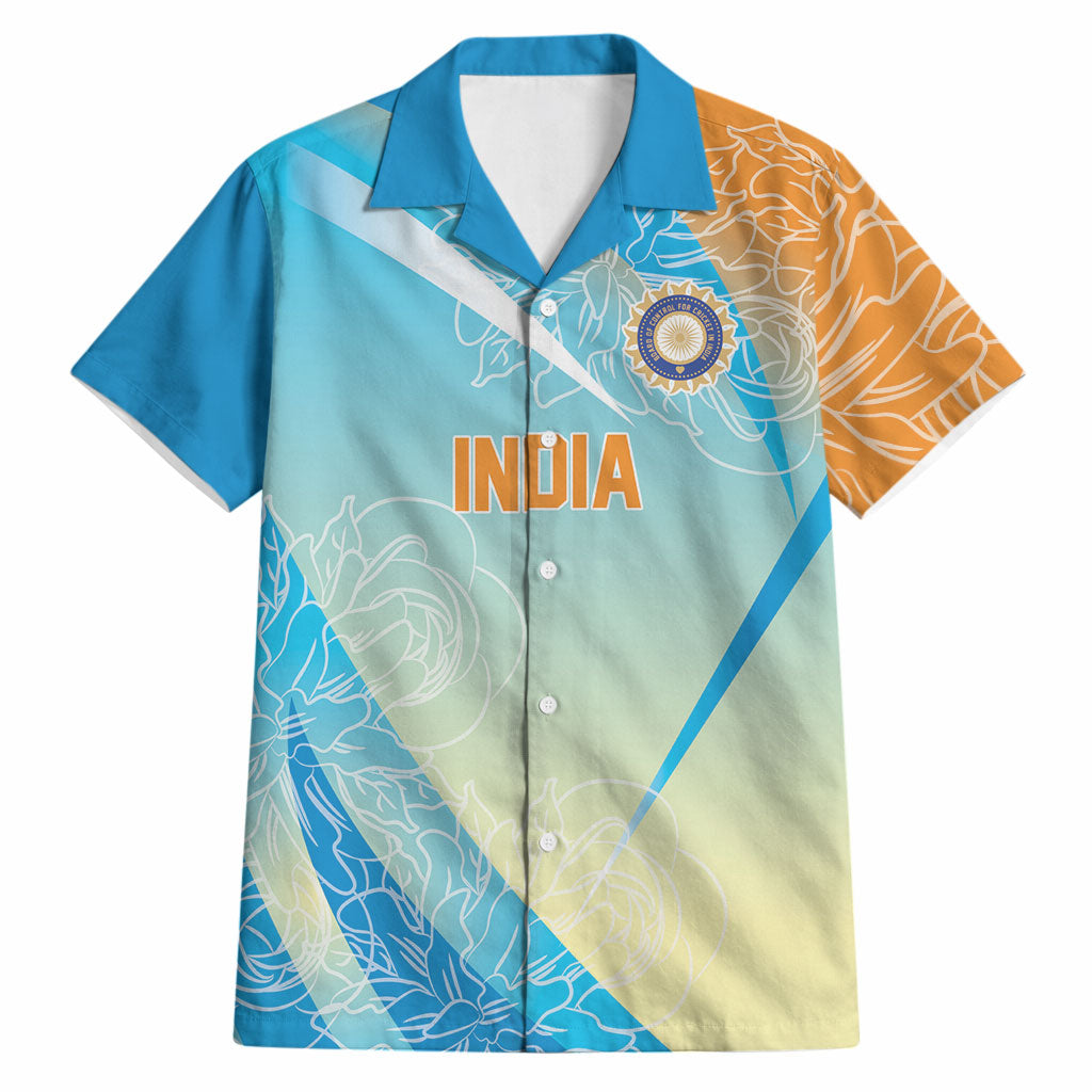 World Cricket Custom India Hawaiian Shirt Ashoka Chakra Jeetega Bhai Jeetega India Jeetega!