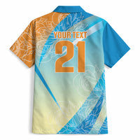 World Cricket Custom India Hawaiian Shirt Ashoka Chakra Jeetega Bhai Jeetega India Jeetega!
