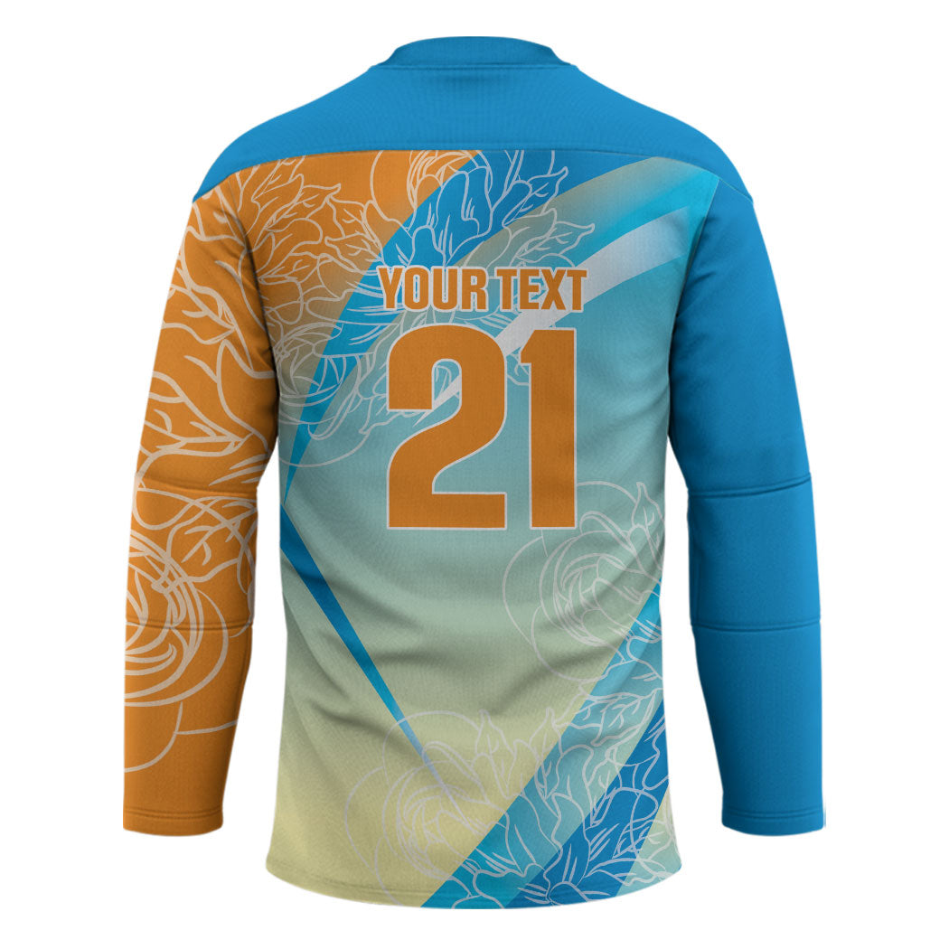 World Cricket Custom India Hockey Jersey Ashoka Chakra Jeetega Bhai Jeetega India Jeetega!
