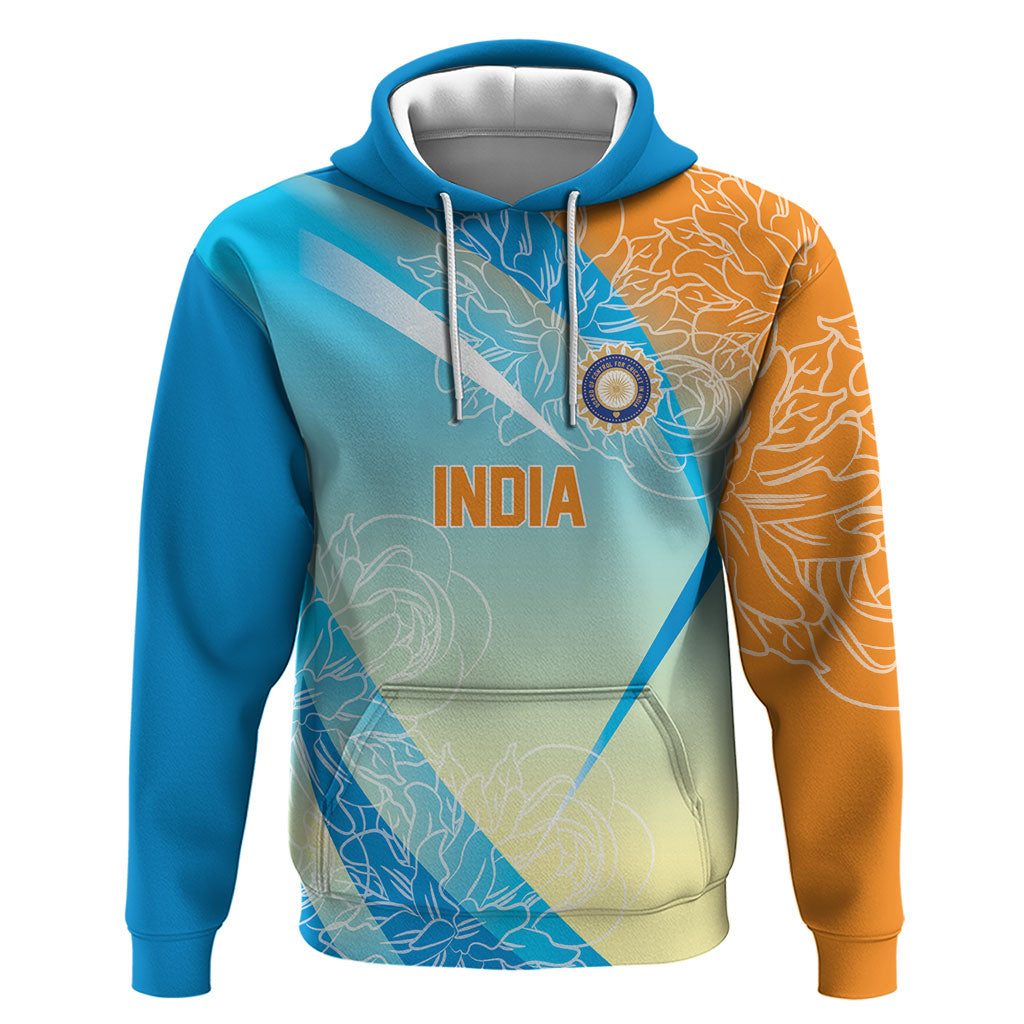 World Cricket Custom India Hoodie Ashoka Chakra Jeetega Bhai Jeetega India Jeetega!