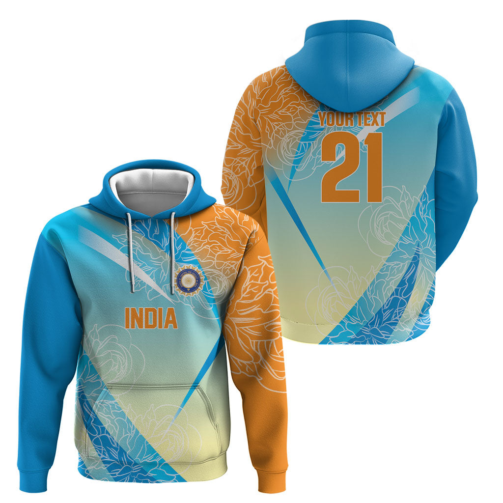 World Cricket Custom India Hoodie Ashoka Chakra Jeetega Bhai Jeetega India Jeetega!