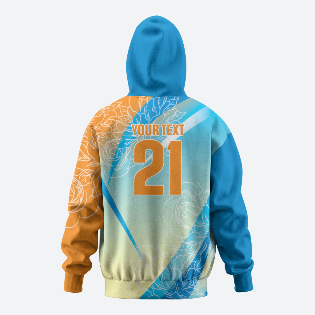 World Cricket Custom India Hoodie Ashoka Chakra Jeetega Bhai Jeetega India Jeetega!