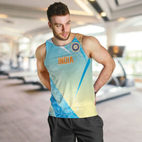 World Cricket Custom India Men Tank Top Ashoka Chakra Jeetega Bhai Jeetega India Jeetega!