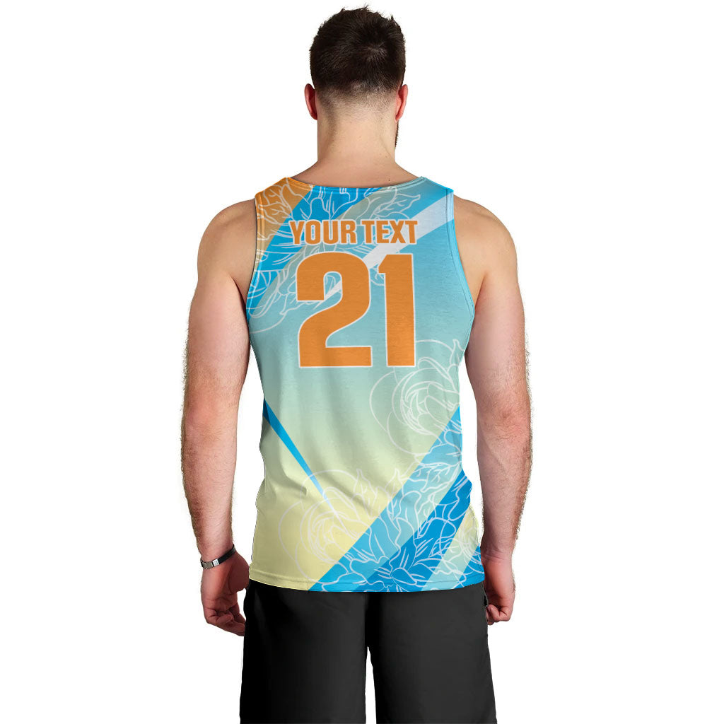 World Cricket Custom India Men Tank Top Ashoka Chakra Jeetega Bhai Jeetega India Jeetega!