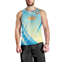World Cricket Custom India Men Tank Top Ashoka Chakra Jeetega Bhai Jeetega India Jeetega!