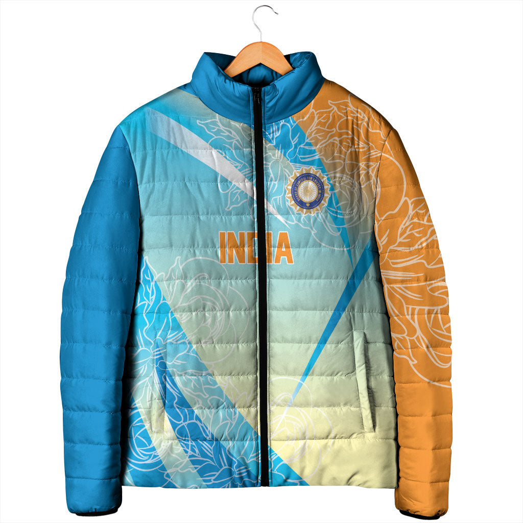 World Cricket Custom India Padded Jacket Ashoka Chakra Jeetega Bhai Jeetega India Jeetega!