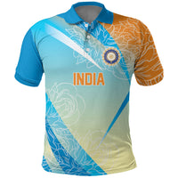World Cricket Custom India Polo Shirt Ashoka Chakra Jeetega Bhai Jeetega India Jeetega!