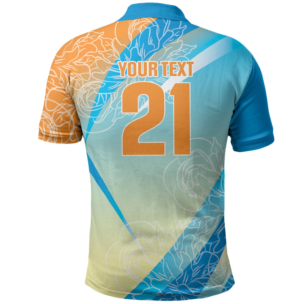 World Cricket Custom India Polo Shirt Ashoka Chakra Jeetega Bhai Jeetega India Jeetega!