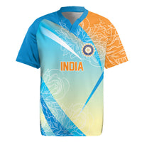 World Cricket Custom India Rugby Jersey Ashoka Chakra Jeetega Bhai Jeetega India Jeetega!