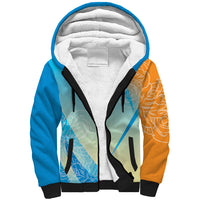 World Cricket Custom India Sherpa Hoodie Ashoka Chakra Jeetega Bhai Jeetega India Jeetega!