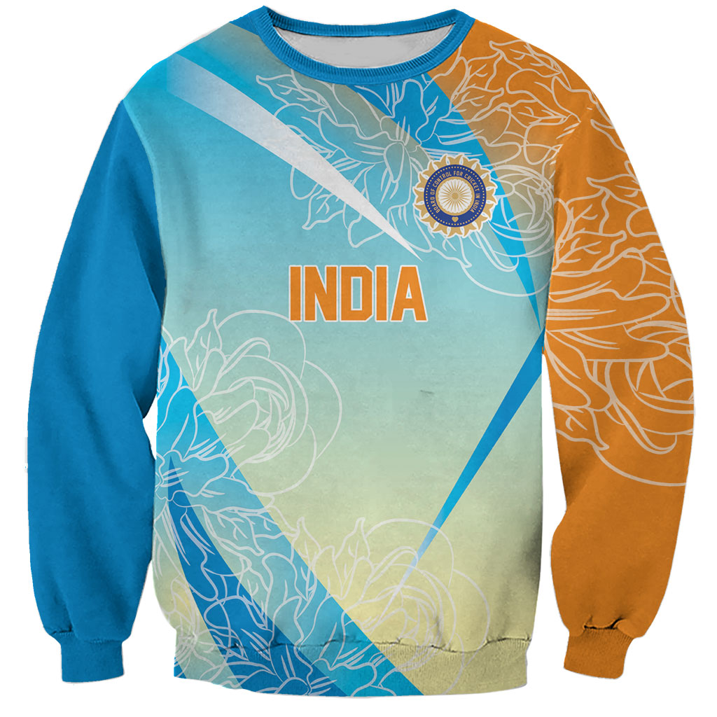 World Cricket Custom India Sweatshirt Ashoka Chakra Jeetega Bhai Jeetega India Jeetega!