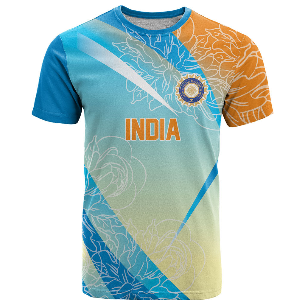 World Cricket Custom India T Shirt Ashoka Chakra Jeetega Bhai Jeetega India Jeetega!