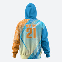 World Cricket Custom India Zip Hoodie Ashoka Chakra Jeetega Bhai Jeetega India Jeetega!