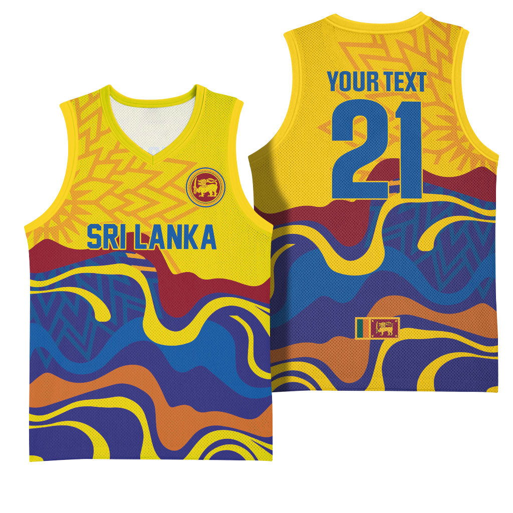 World Cricket Custom Sri Lanka Basketball Jersey Lion with Sword Api Dinamu!