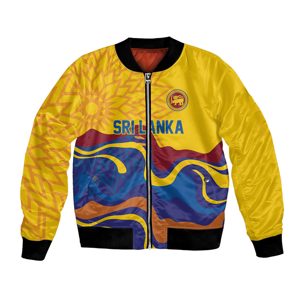 World Cricket Custom Sri Lanka Bomber Jacket Lion with Sword Api Dinamu!
