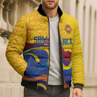 World Cricket Custom Sri Lanka Bomber Puffer Jacket Lion with Sword Api Dinamu!